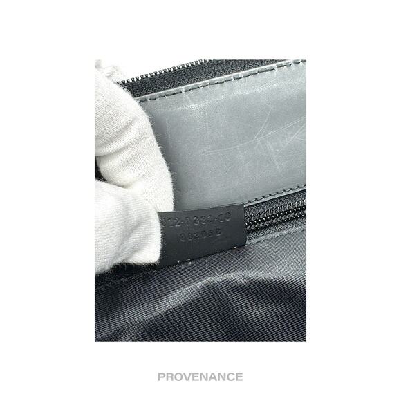 🔴 Gucci Large Travel Tote Bag  - Black GG Nylon Canvas - Picture 12 of 14